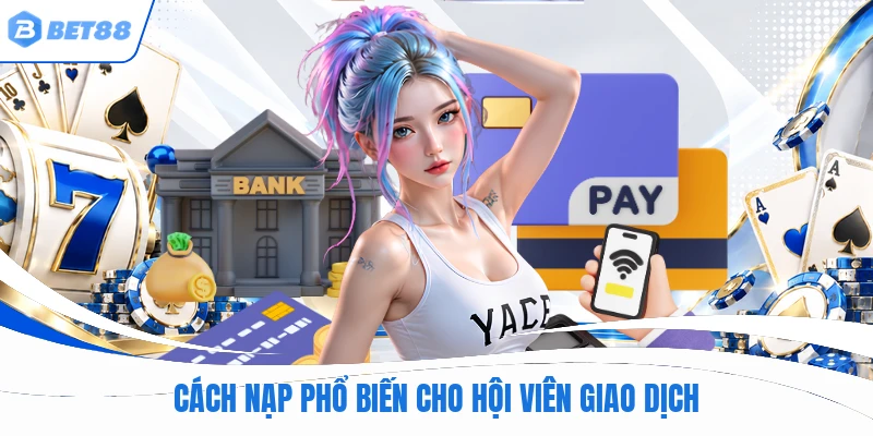 Cách nạp phổ biến cho hội viên giao dịch